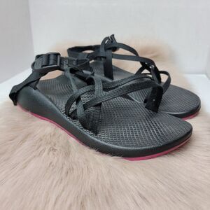 Chaco Z/Cloud Black Pink Vibram Casual Outdoor Women's Sandals Size 9